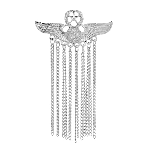 Broches homme chaînes et insignes ailes à offrir pour un look rétro