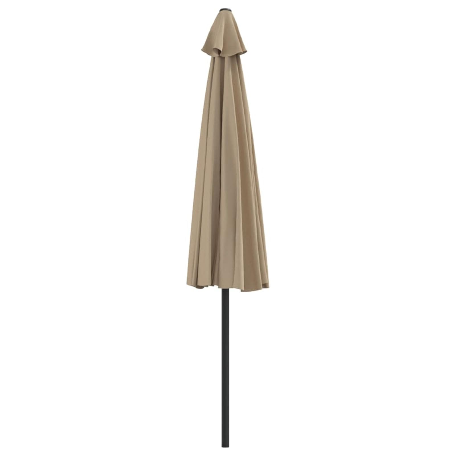 Homgoday Ombrellone da balcone con palo in alluminio, 300 x 155 cm, mezza, ombrellone da esterno per giardino, terrazza, balcone, spiaggia, piscina