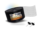 Rotak Critter Guard PRO - 6in x 100ft Solar Panel Bird Prevention Roll Kit with 60 Fastener Clips - Heavy Duty Galvanized Black PVC Coated ½ inch Wire Roll Mesh (6