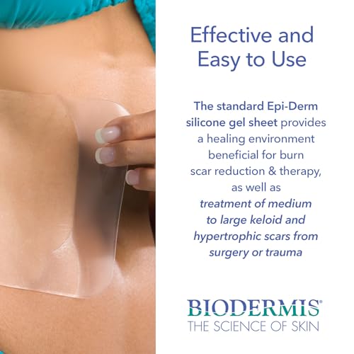 Narbenpflaster Biodermis Epiderm aus transparentem Silikon