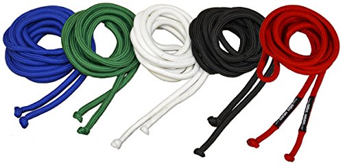 Ring to Cage Replacement Gi Pant Drawstring - Stretchy Rope, 5 Ropes set, for Brazilian Jiu Jitsu