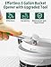 5 Gallon Bucket Opener Tool, Upgraded Aluminum Paint Bucket Lid Remover Wrench, 8.5 Inch Metal Can Opener with Non-Slip Rubber Handle Grip, Durable Pail Opener for Home and Industrial Use