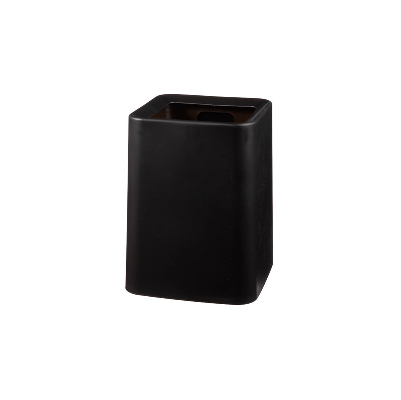Cubo de basura para cocinas Papelera negra/blanca con tapa abierta Papelera de cocina de plástico for el hogar Cocina Papelera de oficina Ministerio del Interior - Contenedores de Residuos(Negro)