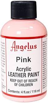 Angelus Acrylic Leather Paint, 4 Fl Oz (Pack of 1), Pink