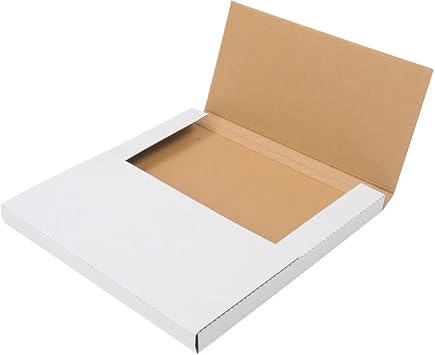 100 Pack White Vinyl Record LP Shipping Mailer Boxes Record Mailers,Record Album Mailer Holds 1 to 3 12 Records - Adjustable Heightt - STRONG 200 US spot