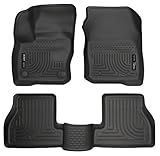 Husky Liners 99781 Black Weatherbeater Front & 2nd Seat Floor Liners Fits 2016-18 Ford Focus RS