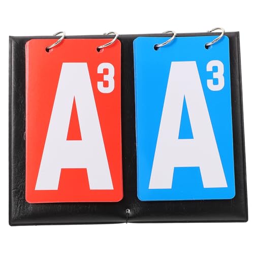 VANZACK Easy-Turn Scoreboard Basketball Game Scorekeeper Portable Design for Outdoor Use