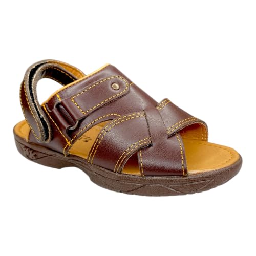 Catálogo de Calzado Coloso al mejor precio. 40 Huaraches Infantiles Para Niño, Moda Y Confort Para Correr (CAFE, Sistema tallas calzado JP, Niño (0-5 años), Medición, 21.0 cm)