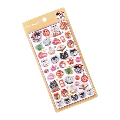 Niedliche Aufkleber – 3D-Relief-Aufkleber aus PVC, niedlich | 3D-Katzen-Aufkleber | für Wassertassen, Computer, Gitarren, Koffer, Notizbuch, Brille, Tablet, Planer