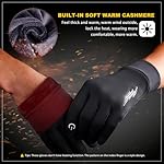 SIMARI Winter Gloves Women Men Ski Snow Gloves Liner Thermal Warm Touch Screen, Suit for Running, Cycling, Biking, Hiking, Driving, Walking, Typing, Freezer Work, Sports, Soccer, Shooting, Gaming 102 - Image 5