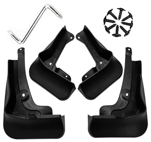 Image of Mud Flaps Mud Guards Fit for 2019-2022 Honda Vezel (High Version) / HRV Sport, Front & Rear Mud Splash Guards Accessories - 4 Pc, Black