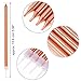 50 Pieces Birthday Cake Candles Thin Cake Cupcake Candles in Holders for Birthday Wedding Party Decorations Supplies(Rose Gold,Long)