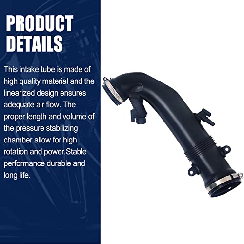 Air Duct Intake Boot Hose Intake Pipe Compatible With 2010-2015 Mini Cooper Countryman Paceman S Clubman Roadster N18 Engine 1.6L 13717627501 13717607778 #TOP5