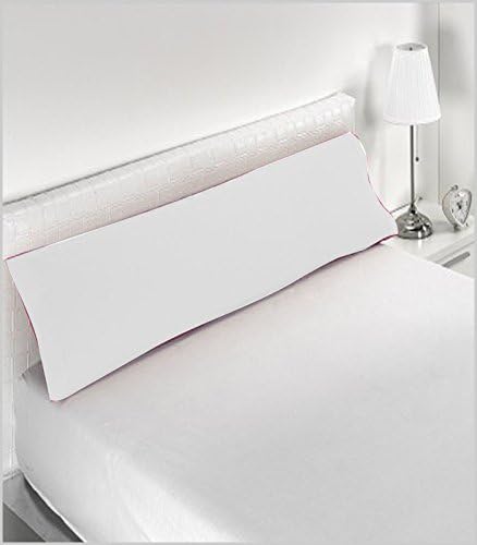 Miracle Home. Pillowcase, anti-peeling, soft and comfortable, 50% cotton, 50% polyester. Bed 105. White
