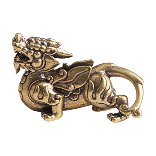 VANZACK Fengshui Piyao Statue Bonne Chance Figurine Miniature à Collectionner Ornement Pendaison de Crémaillère Félicitations Bénédiction Cadeau pour La Décoration de Bureau à Domicile Cover