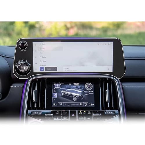 Film protecteur d'écran pour Lexus LX600 2023 autoradio GPS verre trempé x2