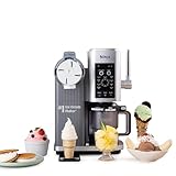 Ninja Swirl by CREAMi Ice Cream and Soft Serve Maker, Sorbet, Milkshake, Frozen Yogurt, Low Calories Program & More, 13-in-1, Soft Serve Handle, (2) CREAMi Swirl 16oz Pints, For Kids & ALL ages, NC701