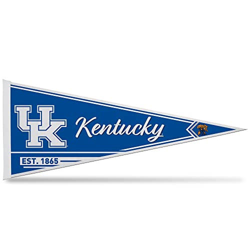 Rico Industries NCAA Kentucky Wildcats Classic 12 x 30 Felt Wall Dcor Pennant - Great for Home/Bed Room/Man Cave Dcor