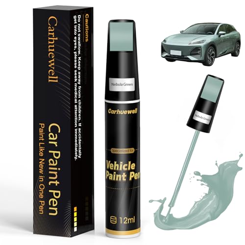 Image of Green Touch Up Paint for Cars, Auto Car Paint Touch Up Paint Pen for Deep Scratches, Car Scratch Repair Pen, Quick and Easy Solution to Repair Minor Automotive Scratches (Nebula Green)