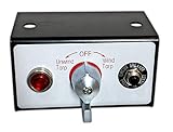 ALL TRUCK PRODUCTS TARP Motor Rotary Switch KIT w/Circuit Breaker and Indicator Light 12VDC 50 Amps