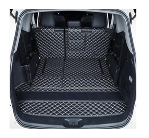 Tapis de coffre en cuir sur mesure Toyota Highlander 2014-2019 finition Style 6