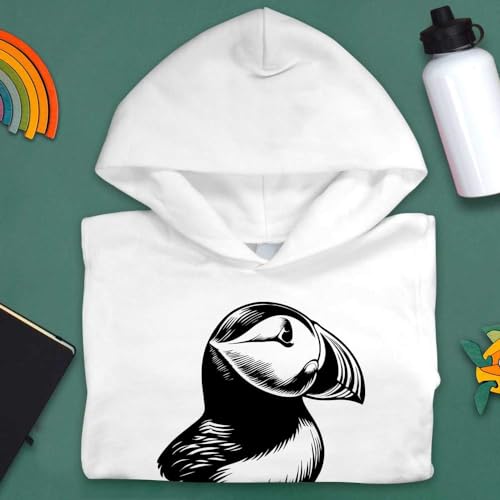 Azeeda 'Portrait Of A Puffin Bird' Children's Hoodie/Hooded Sweater (KO047580)3