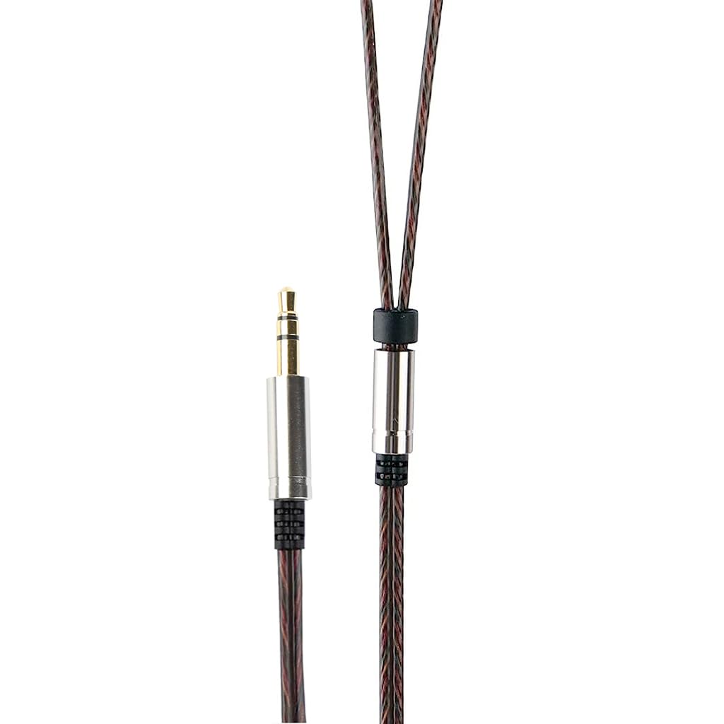 Concept Kart Salnotes Zero 0.78Mm Replacement Ofc Cable For In Ear Monitor Earphone With 3.5Mm Plug|Compatible With Tin Hifi C3/T2/C2/P1 Max/T3 Plus/T1S/T2,Mech Warrior (3.5Mm No Mic),Copper