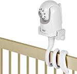 Tablette de caméra de montage pour bébé Moniteur compatible avec les optiques pour nourrissons DXR 8 & DXR-8 Pro et la plupart des autres moniteurs de bébé, Support universel de caméra pour bébé avec une connexion filetée 1/4,Attaches à étagères de lit bébé