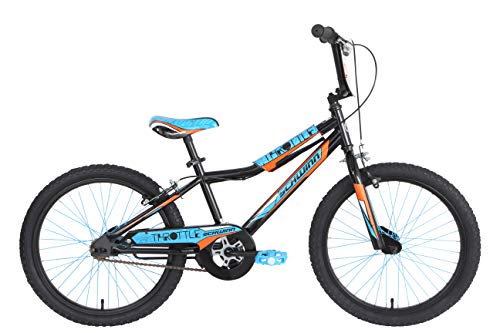 Schwinn Boy Throttle Kids Bike - Black, Blue & Orange, 20 inch