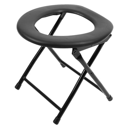 Chaise de toilette structure stable en métal contre le risque de chute