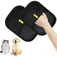 Generisch 2 Stück Fell Magnet Handschuh,Tierhaarentferner Handschuh,Haarentfernungshandschuh für Haustiere,Pet Hair Remover Glove für Hund und Katze