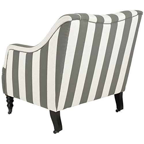 Safavieh Mercer Collection Homer Arm Chair, Grey/Blue #TOP3