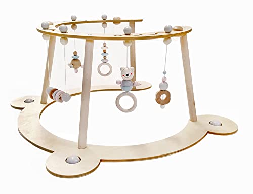 Hess Holzspielzeug 20046 - Lauflernhilfe und Spiel-Bogen aus...