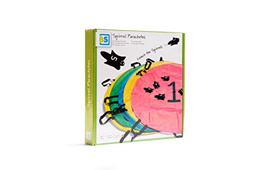 BS Toys GA444 Squirrel Parachutes, 27.5 x 27.5 x 4.5 centimetres, Mehrfarbig, Keine Größe - Image 2