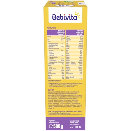Bebivita PRE HA (5 x 500g), hidrolizirano početno mlijeko od rođenja, sadrži samo laktozu kao ugljikohidrat, dobro za dohranu