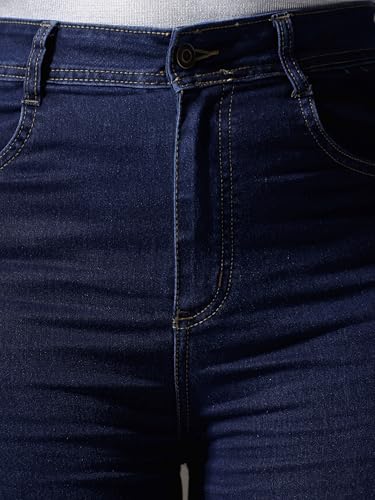 Image of Miss Chase A+ Women's Bootcut High Rise Regular-Length Stretchable Denim Shaping Jeans
