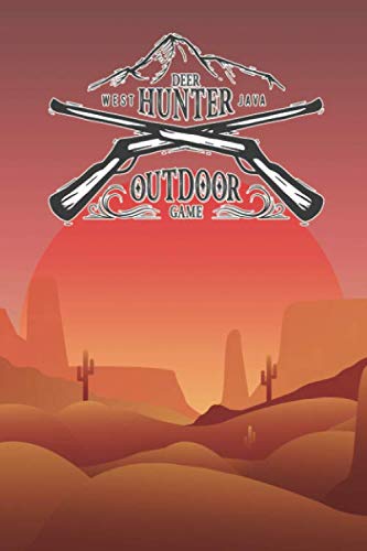 Hunter outdoor: blank Lined notebook / 6" x 9" inch, 110 Pages