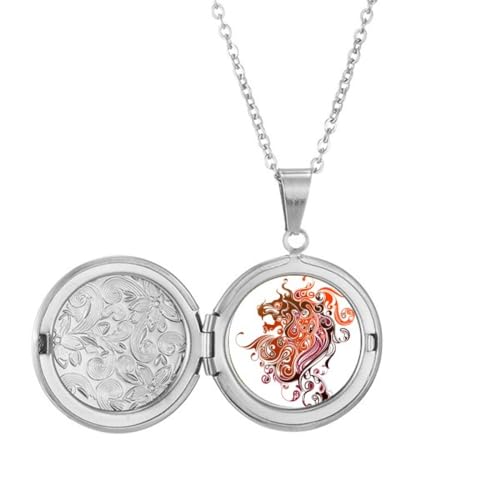 Collier médaillon dragon coloré : le bijou idéal pour un anniversaire réussi