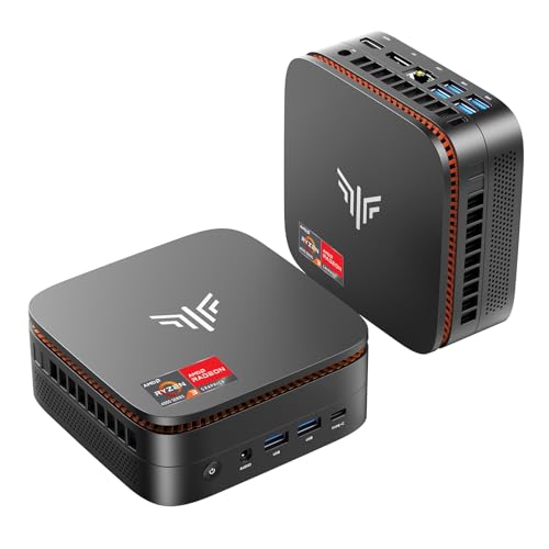ACEMAGICIAN Mini PC AMD Ryzen 4300U 3.7GHz, 16GB DDR4 RAM 256GB M.2 SSD Micro Desktop Computer, 4K UHD HDMI+DP+Type-C, Dual Bande WiFi/BT4.2/Gigabit Ethernet für Business, Heimkino, W11 Pro