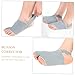 TOVINANNA 1pair Comfortable Toe Protection Strap and Toe Splitter Protector for Bunion Relief Skin-Friendly Foot Covers for Everyday Use and Travel Unisex Design Gray