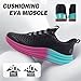 Women's Orthopedic Fashion Sneaker: Comfortable Plantar Fasciitis Orthotic Arch Support Bunions Recovery Trail Sneakers, Stylish Classic Home Cycling Bowling Driving Sport Walking Shoes Black Size 8.5