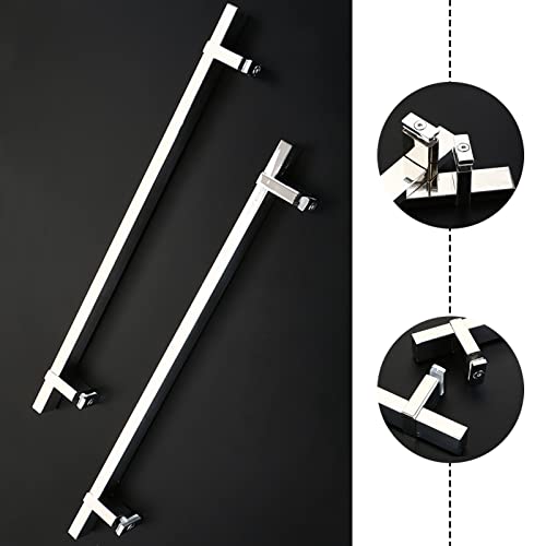 Poignée de porte en verre acier inoxydable barre appui porte douche - 5