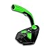 immagine 2KLIM™ Voice Microfono Desktop USB con Stand per Computer Laptop PC – Microfono Gaming Videogiochi PS4 - Verde [ Nouva Versione 2020 ]