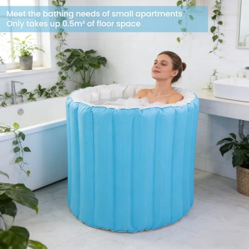 Bañera inflable para adultos Zerodis con bomba y drenaje 5