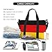 German flag Versatile Personal Item Travel Bags for Women - Spacious Duffel Bags for Traveling, Gym Bags for Men