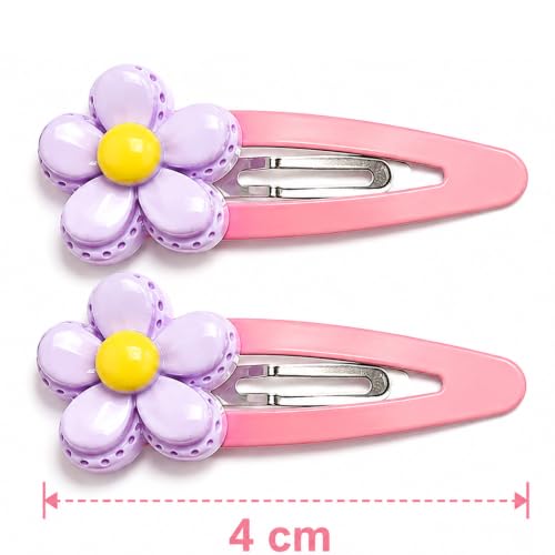 Image of Multicolor Tic-Tac Hair Clip For Baby Girls, Toddler Girls & Women Pack of 20 (BABY CLIP)