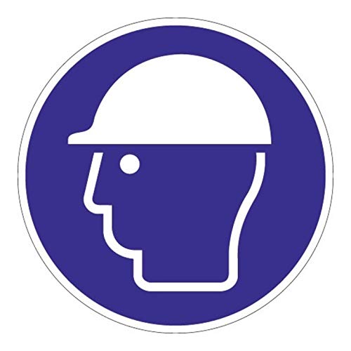 Utilizar Protección De Cabeza De Lámina D.200Mm Azul/Blanco Asr A1.3 Din En Iso 7010