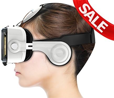 Ocular Grand Virtual Reality Glasses with Inbuilt Headphones โ Fully Adjustable VR Headset with 42 MM PMMA Lenses & Compatible with 4โ-6โ Smartphones.
