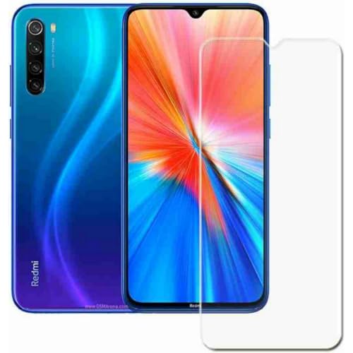 Image of Embed HD-Clear Screen Guard for REDMI NOTE 8 2021 - Harder or Durable Plastic & More Impact-Resistant Than Glass, with Free Installation Kit