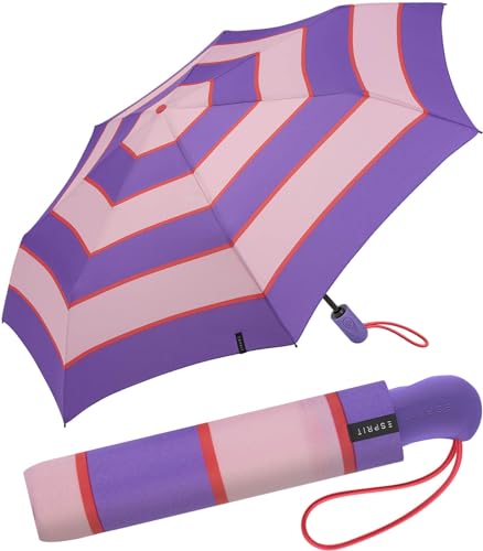 Parapluie de poche automatique ESPRIT 93 cm résistant avec ouverture rapide lavande